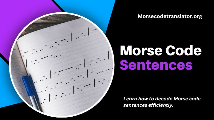 morse code sentences