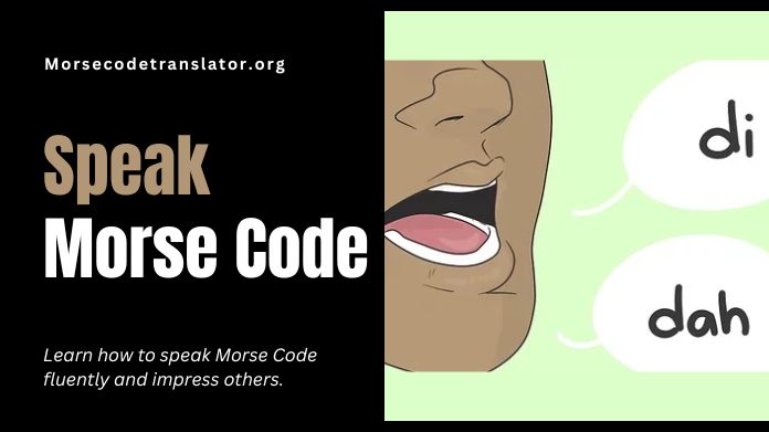 speak morse code